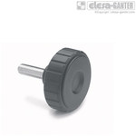 Grooved grip handle MBT.45 P-M6x20-SOFT